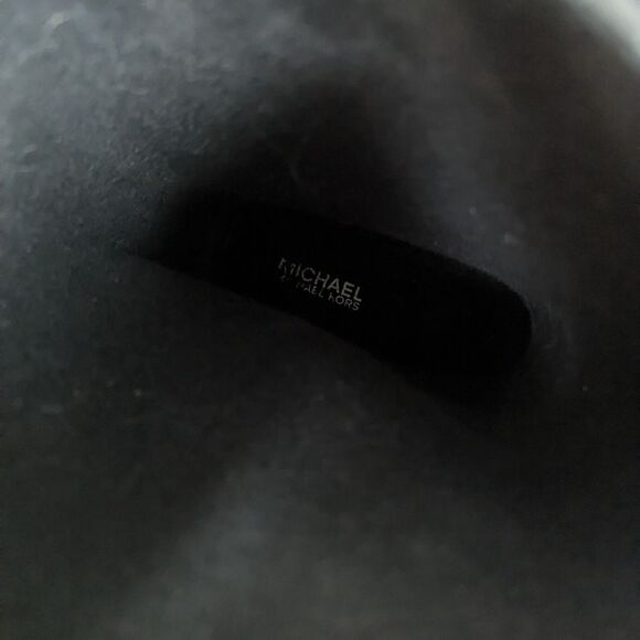 Michael Kors Logo Rain Boots – Black & Brown Monogram – Women’s Size 8 - Picture 7 of 8